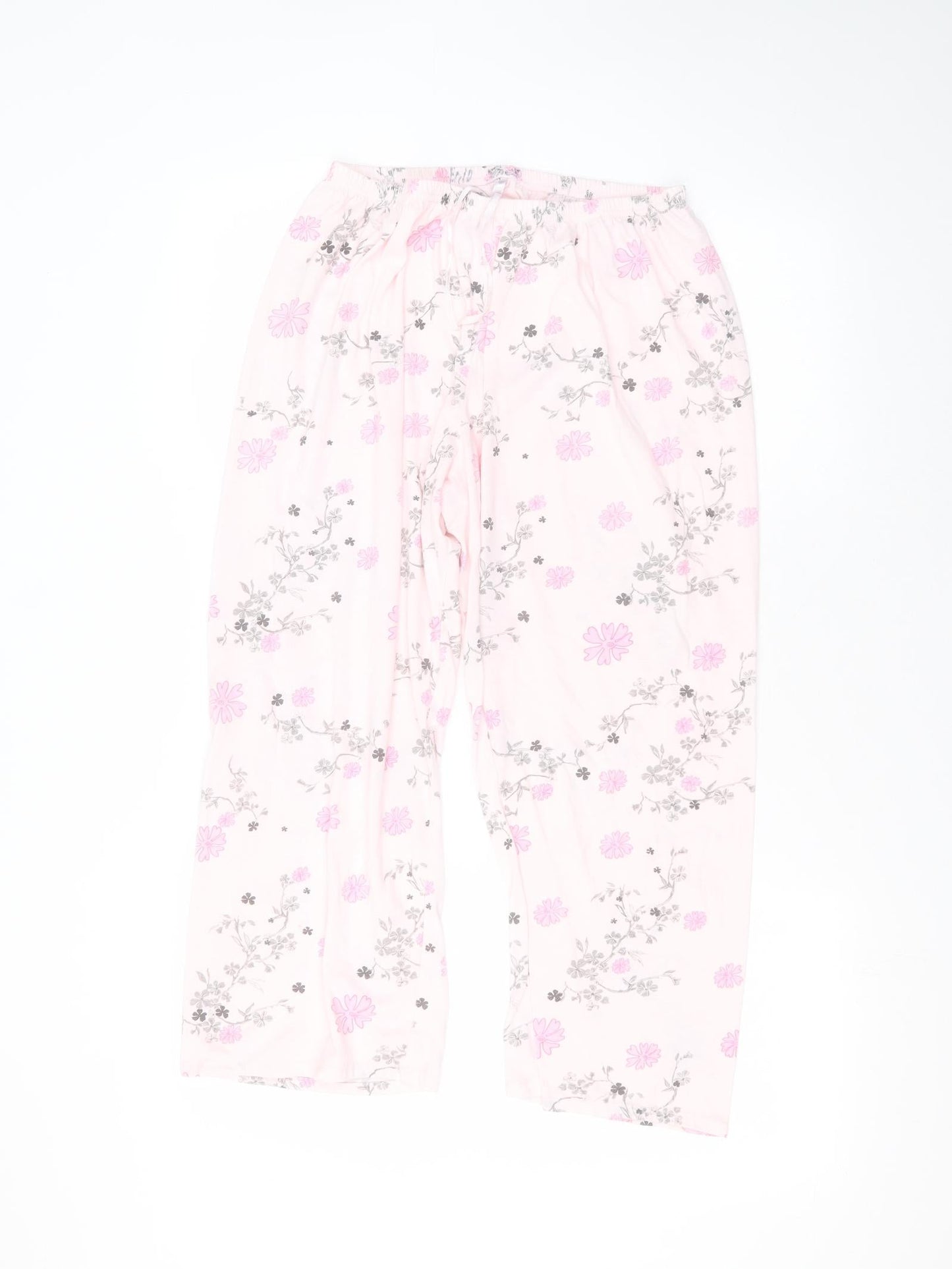 BM Womens Pink  Polyester Trousers  Size 12 L22 in Regular