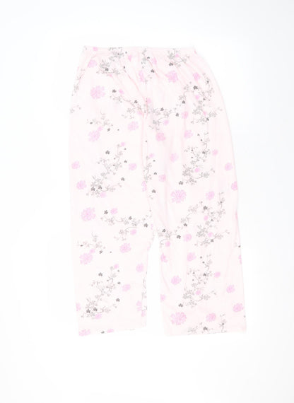 BM Womens Pink  Polyester Trousers  Size 12 L22 in Regular