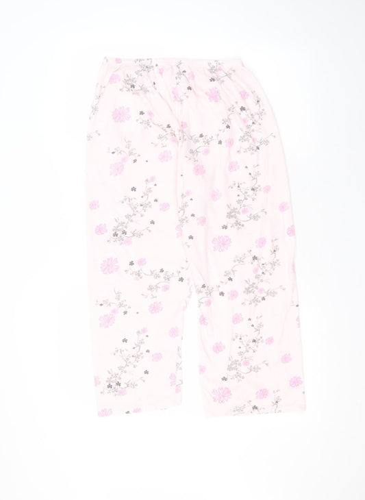 BM Womens Pink  Polyester Trousers  Size 12 L22 in Regular