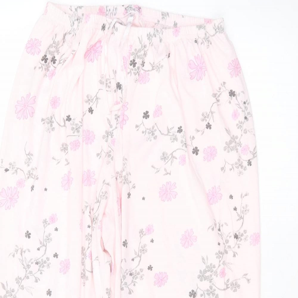 BM Womens Pink  Polyester Trousers  Size 12 L22 in Regular