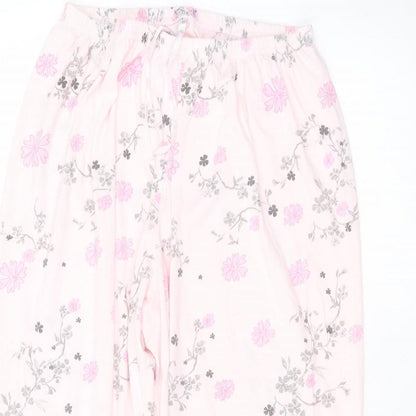 BM Womens Pink  Polyester Trousers  Size 12 L22 in Regular