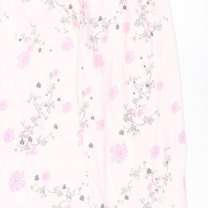 BM Womens Pink  Polyester Trousers  Size 12 L22 in Regular