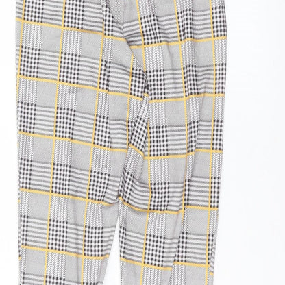 SheIn Womens White  Polyester Trousers  Size M L25 in Regular