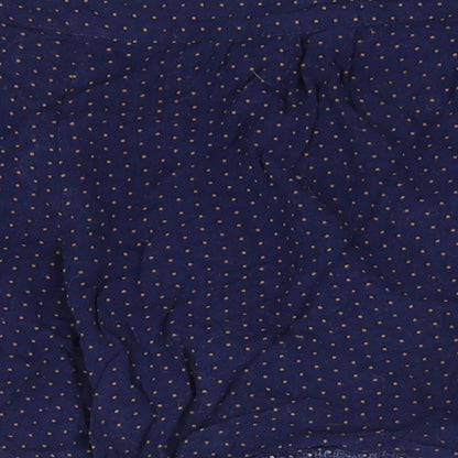 Papaya Womens Blue Polka Dot Viscose A-Line Skirt Size 8