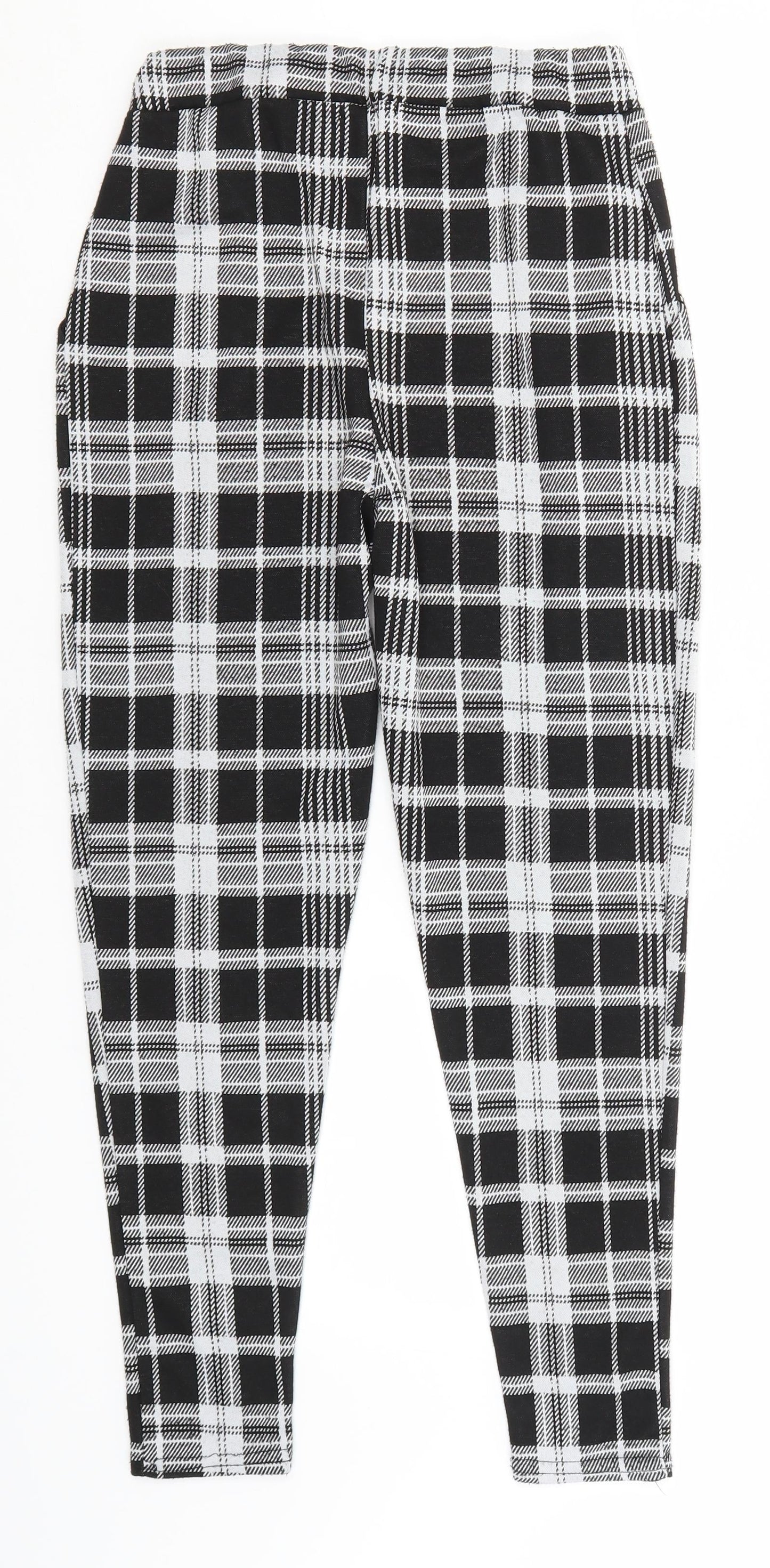 Womens UK Size 8 Quiz Regular Fit  Black Trousers