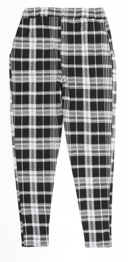 Womens UK Size 8 Quiz Regular Fit  Black Trousers