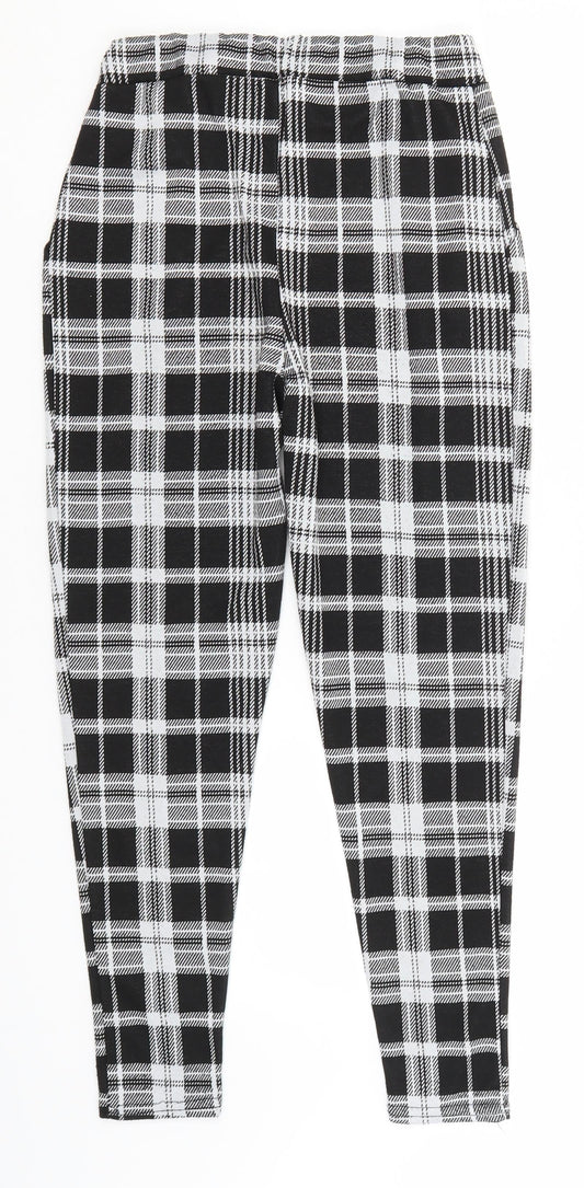 Womens UK Size 8 Quiz Regular Fit  Black Trousers