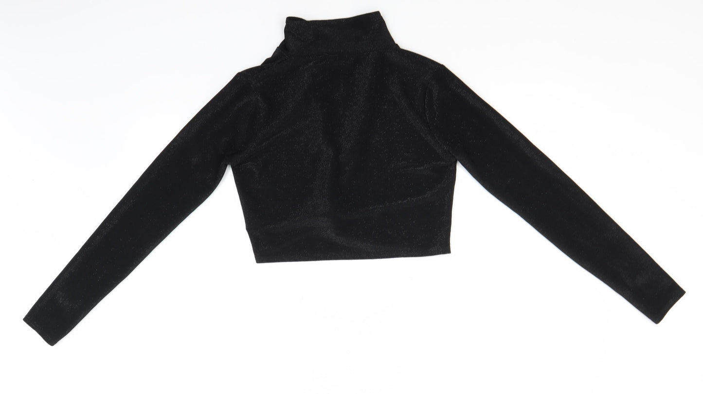 Fashionkilla Womens Black   Jacket  Size 12