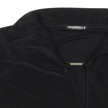 Fashionkilla Womens Black   Jacket  Size 12