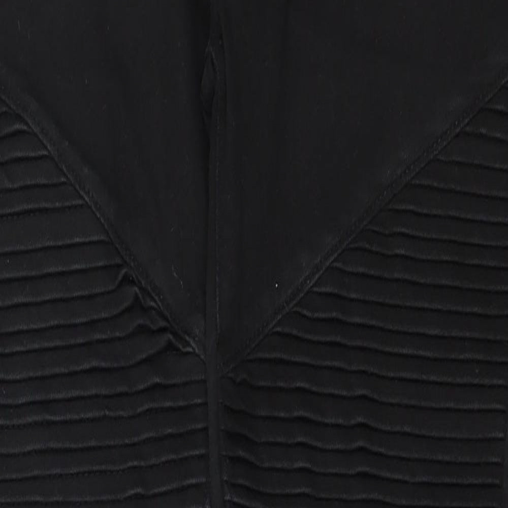 Denim & Co. Womens Black  Cotton Skinny Jeans Size 30 in L30 in Regular