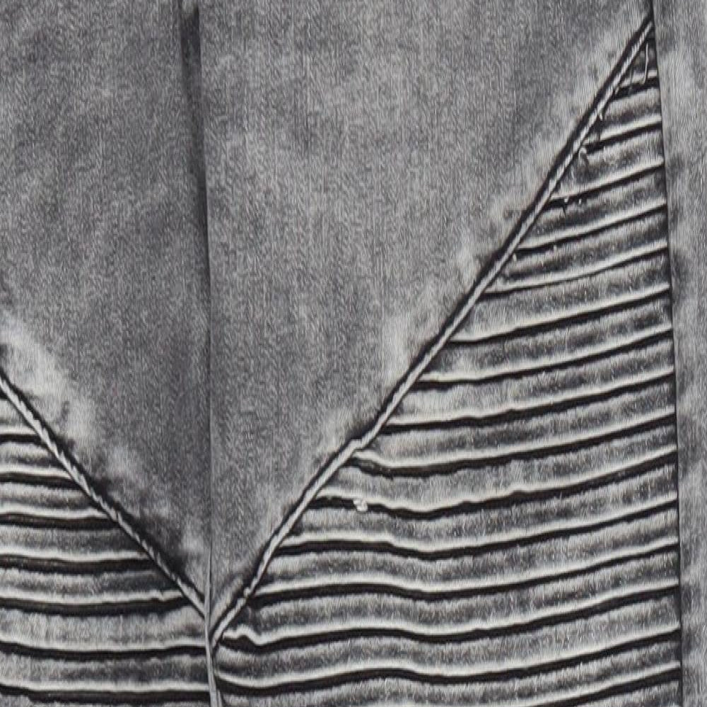 Denim & Co. Womens Grey  Cotton Skinny Jeans Size 30 in L30 in Regular