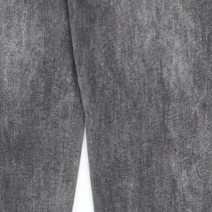 Denim & Co. Womens Grey  Cotton Skinny Jeans Size 30 in L30 in Regular