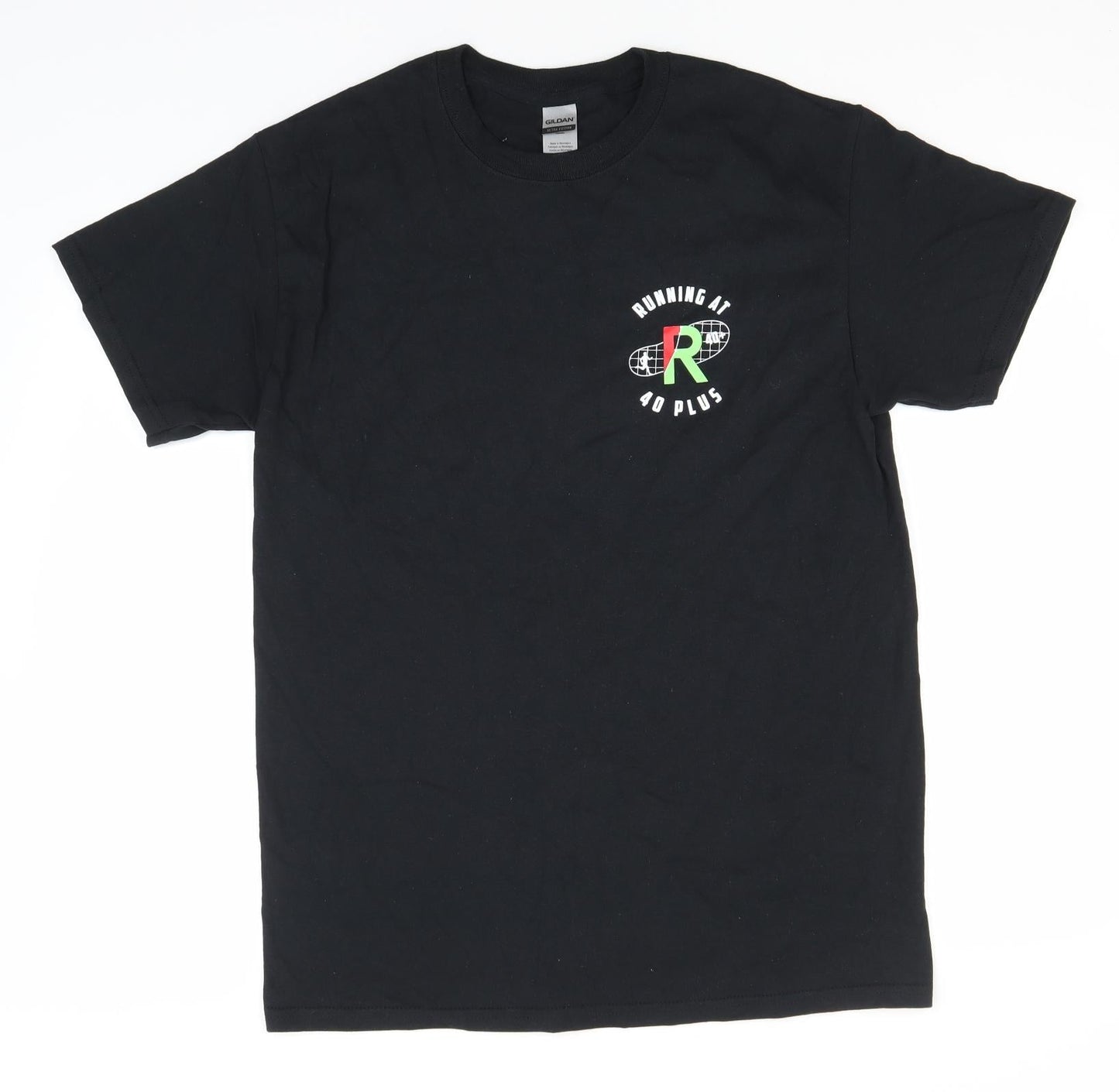 Mens UK Size M Gildan Black  T-Shirt