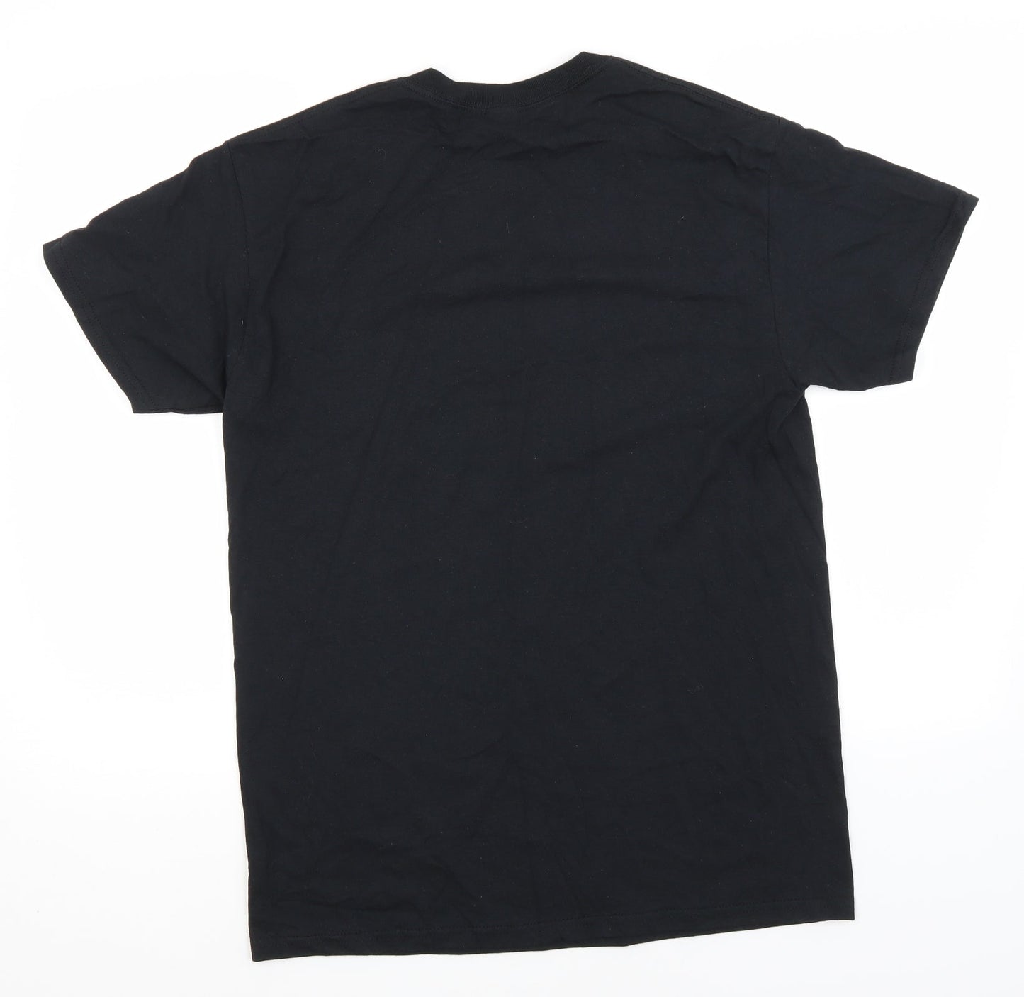 Mens UK Size M Gildan Black  T-Shirt