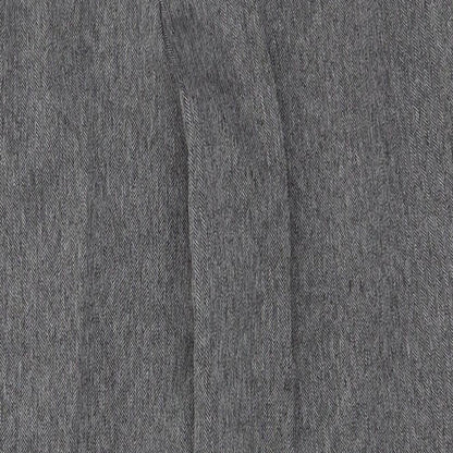 Autonomy Womens Grey Herringbone Polyester Dress Pants Trousers Size 14 L23 in Regular