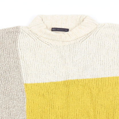 Womens UK Size M Marks and Spencer Orange Pullover Jumper