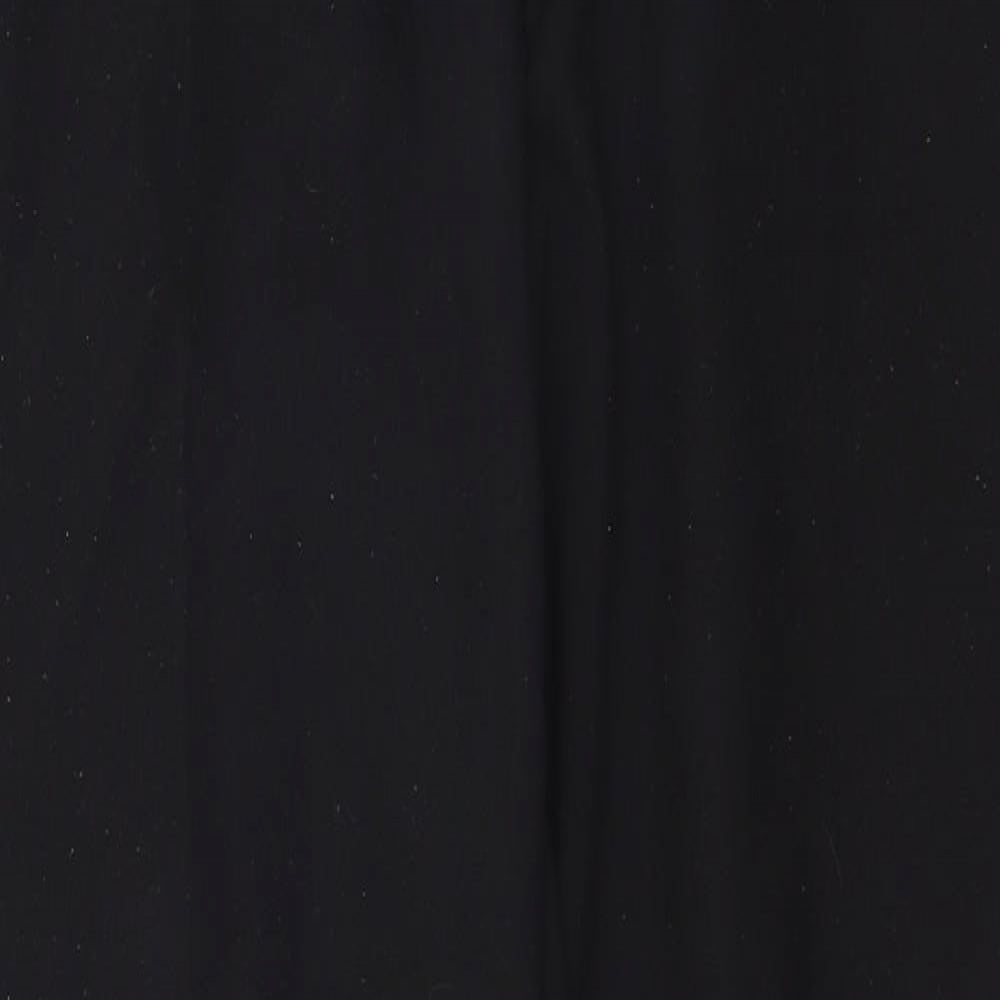 George Womens Black  Polyester Trousers  Size 12 L28 in Regular