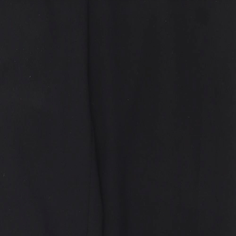 George Womens Black  Polyester Trousers  Size 14 L30 in Regular