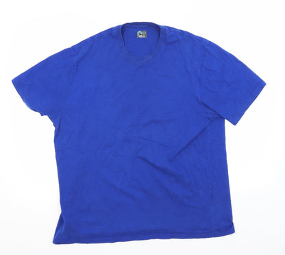 Womens UK Size L Marks and Spencer Blue Basic T-Shirt