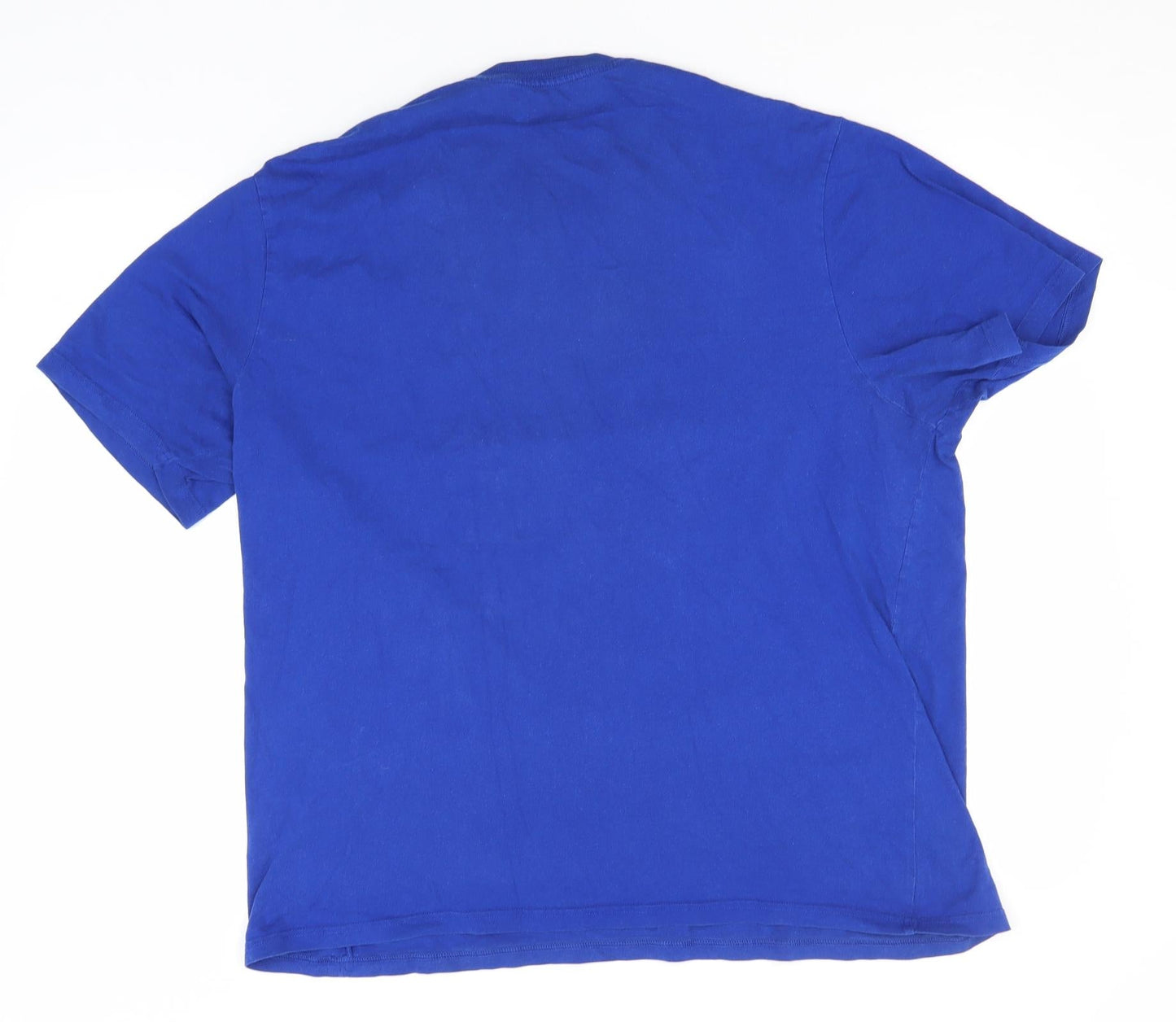 Womens UK Size L Marks and Spencer Blue Basic T-Shirt