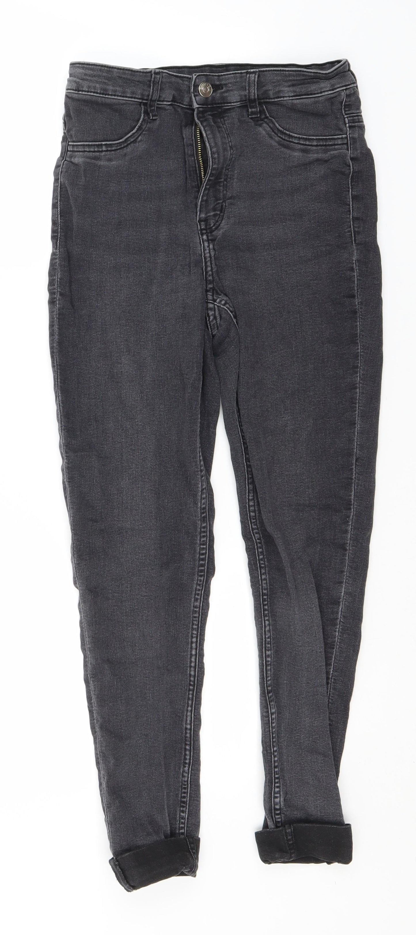 Womens UK Size 10 Divided Regular Fit Skinny Grey Jeans
