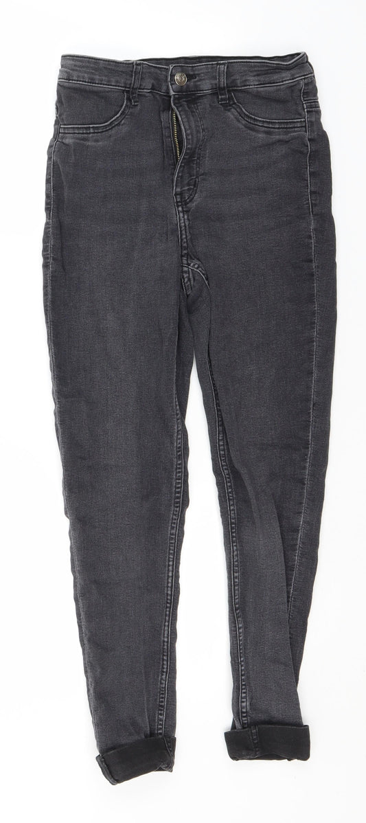 Womens UK Size 10 Divided Regular Fit Skinny Grey Jeans