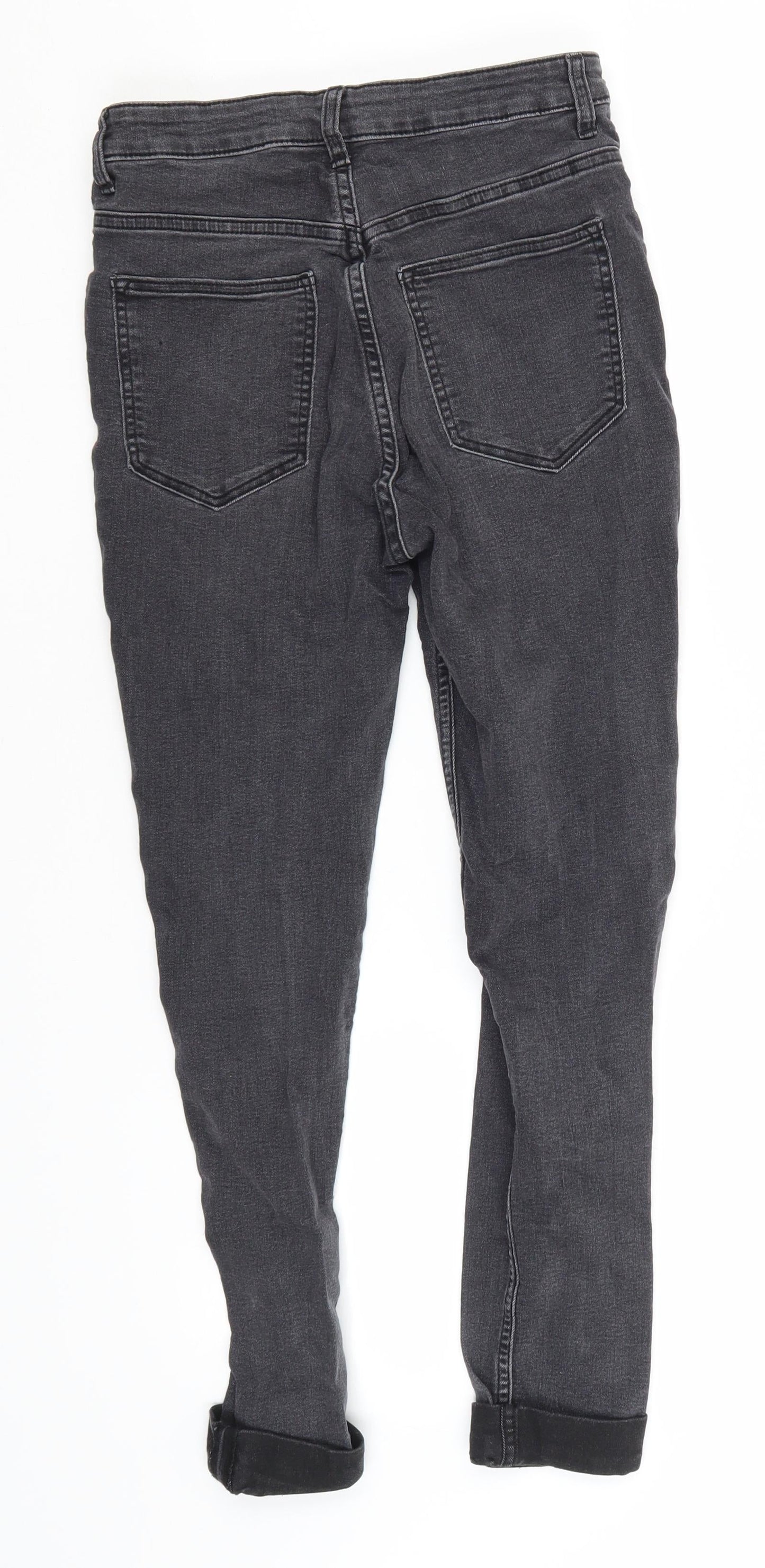 Womens UK Size 10 Divided Regular Fit Skinny Grey Jeans