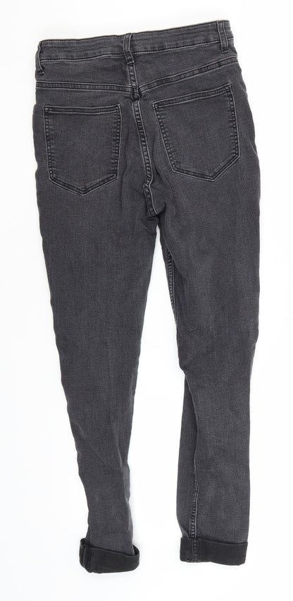 Womens UK Size 10 Divided Regular Fit Skinny Grey Jeans