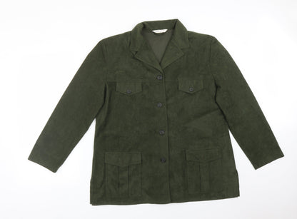 Womens UK Size 16 BONMARCHE Green Jacket