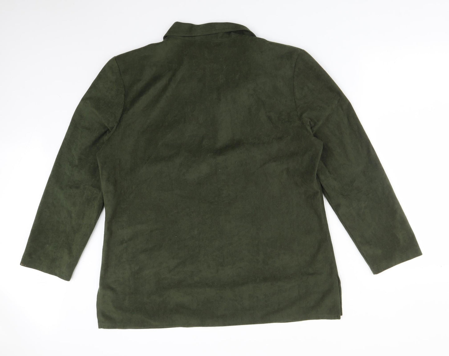 Womens UK Size 16 BONMARCHE Green Jacket