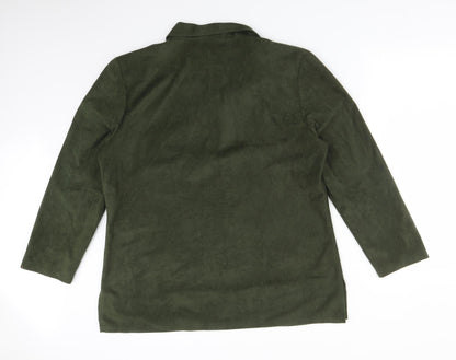 Womens UK Size 16 BONMARCHE Green Jacket