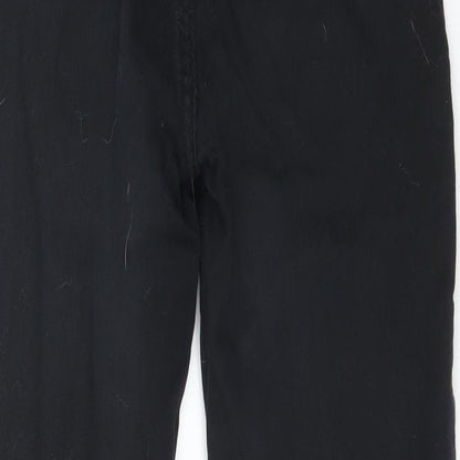 F&F Womens Black  Cotton Skinny Jeans Size 10 L27 in Regular