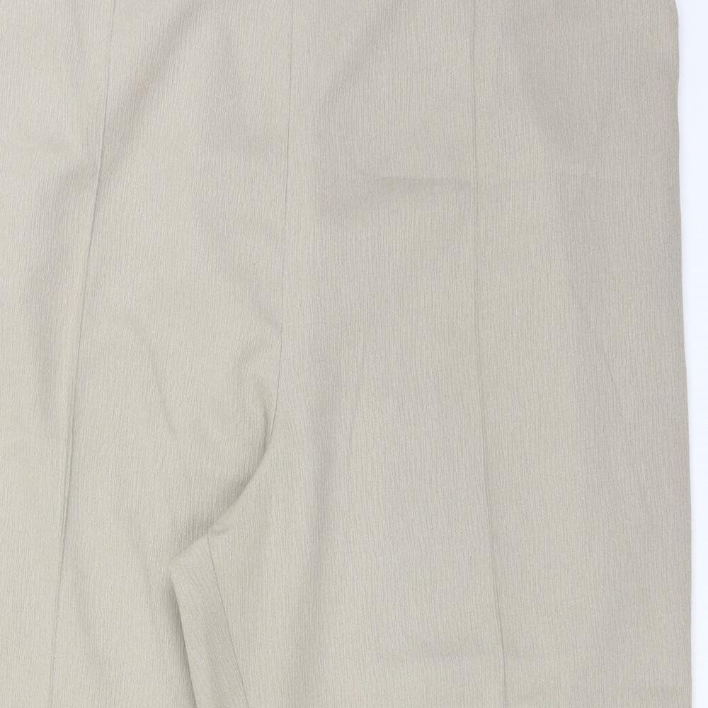 Womens UK Size 16 M&S Regular Fit  Beige Trousers