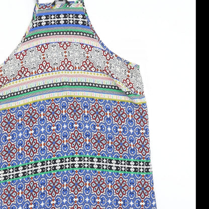 Womens UK Size 10 New Look Multicoloured Basic T-Shirt