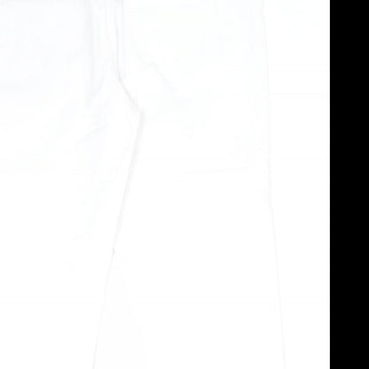 Womens UK Size 16 ISLE Regular Fit  White Trousers
