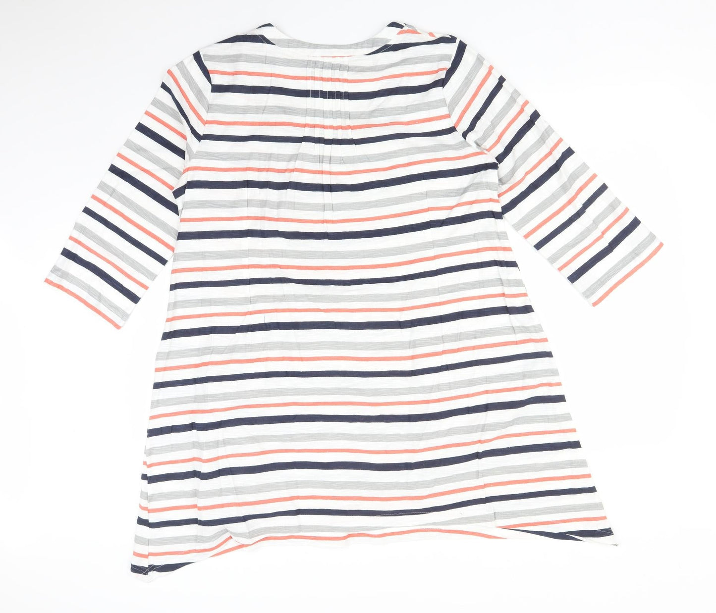 Womens UK Size M Capri Multicoloured Basic T-Shirt