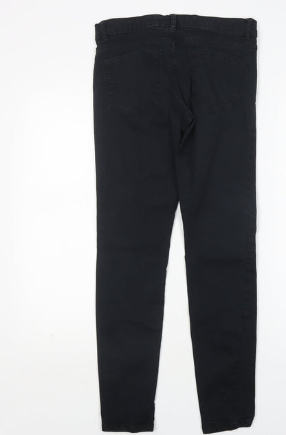 Womens UK Size 8 H&M Regular Fit Skinny Black Jeans