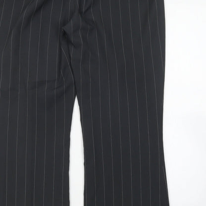 Littlewoods Womens Multicoloured Striped Polyester Trousers  Size 18 L29 in Regular