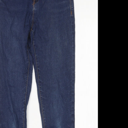 Denim Co Womens Blue  Cotton Skinny Jeans Size 8 L27 in Regular