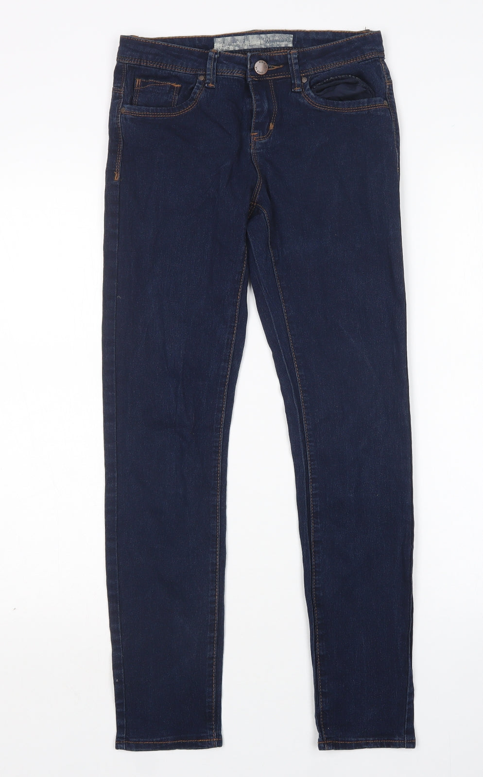 Denim co Womens Blue  Cotton Skinny Jeans Size 6 L28 in Regular