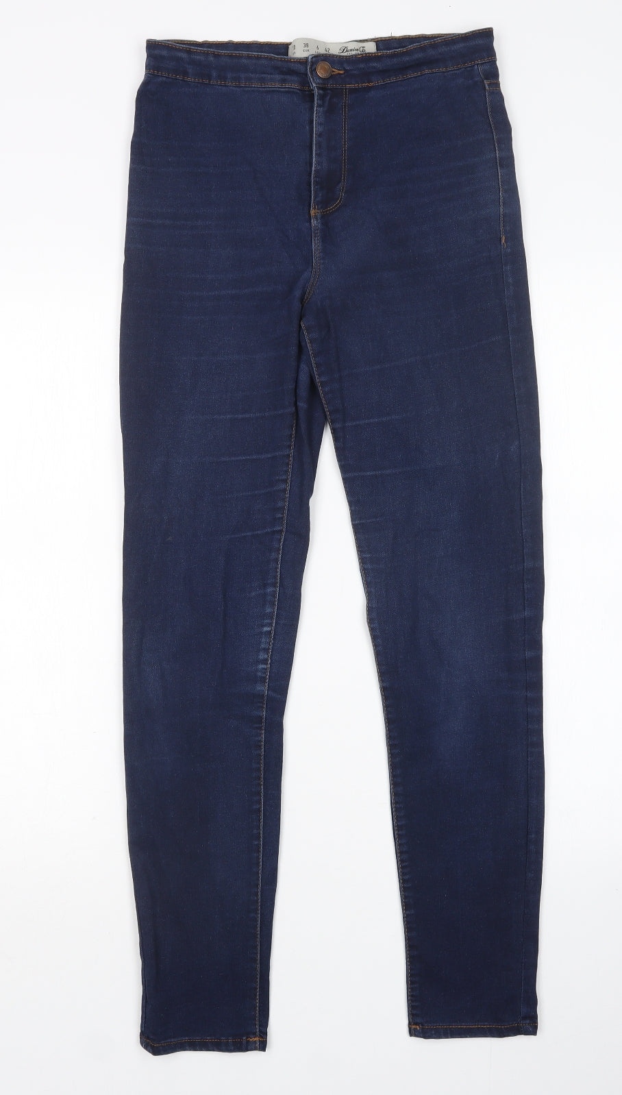 Denim co Womens Blue  Cotton Skinny Jeans Size 10 L28 in Regular