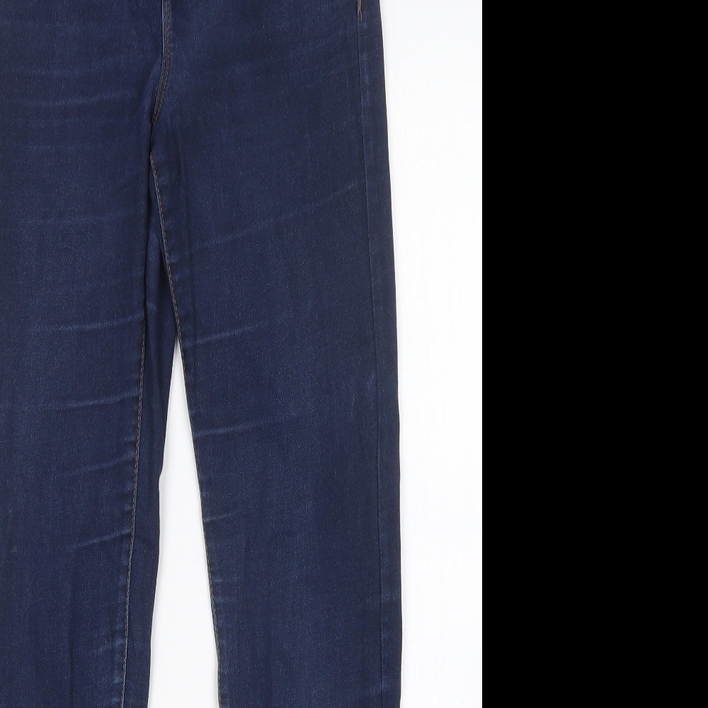 Denim co Womens Blue  Cotton Skinny Jeans Size 10 L28 in Regular