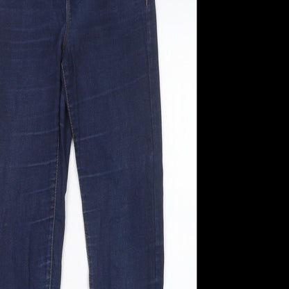 Denim co Womens Blue  Cotton Skinny Jeans Size 10 L28 in Regular
