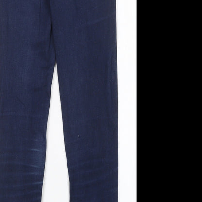 Denim co Womens Blue  Cotton Skinny Jeans Size 10 L28 in Regular