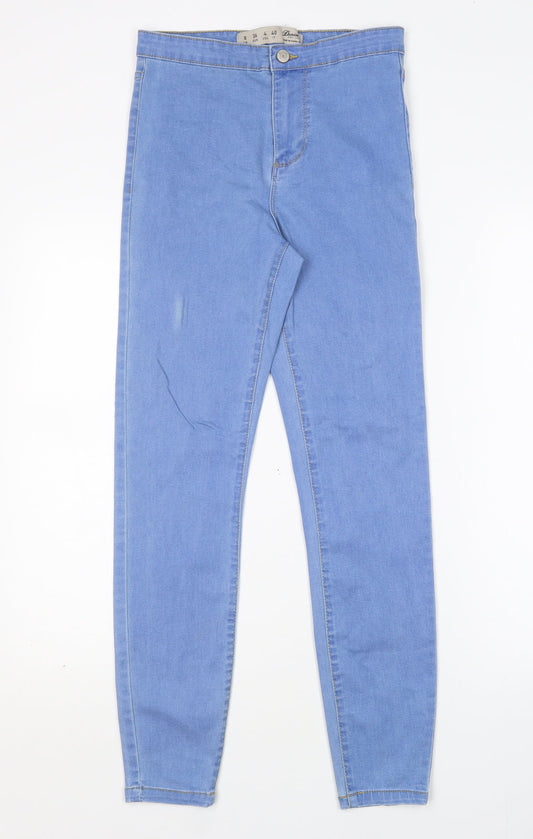 Denim Co Womens Blue  Cotton Skinny Jeans Size 8 L28 in Regular