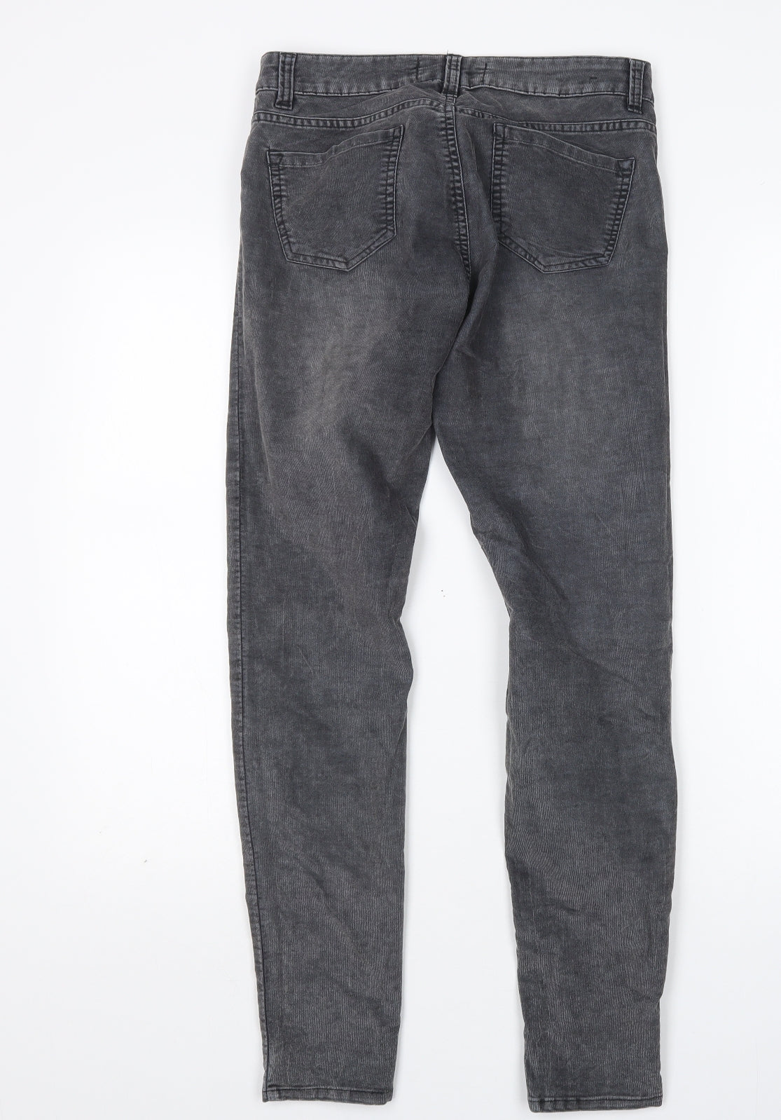 Womens UK Size 8 LOFT Regular Fit Skinny Grey Jeans
