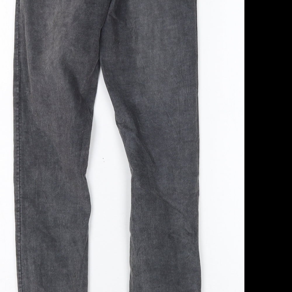 Womens UK Size 8 LOFT Regular Fit Skinny Grey Jeans
