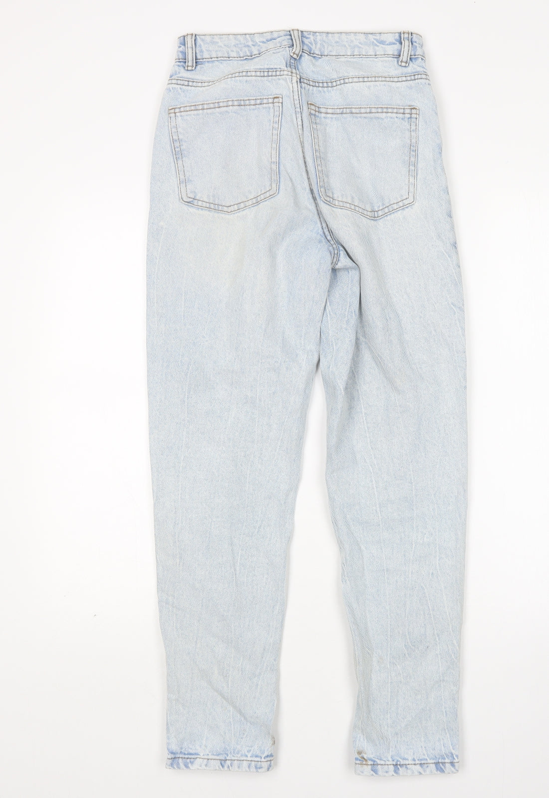 denim Co Womens Blue  Cotton Mom Jeans Size 6 L28 in Regular