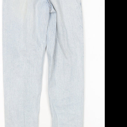 denim Co Womens Blue  Cotton Mom Jeans Size 6 L28 in Regular