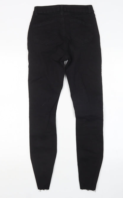 Denim Co Womens Black  Cotton Skinny Jeans Size 6 L28 in Regular